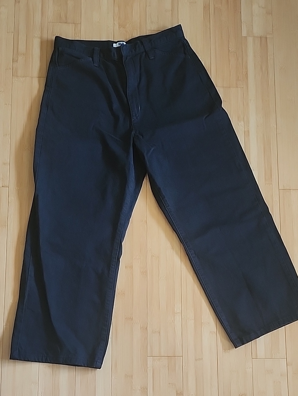 UNIQLO U Black Straight Pants